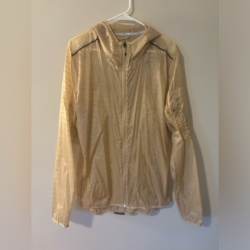 Adidas Running Super Lightweight Breathable Jacket Men’s Medium